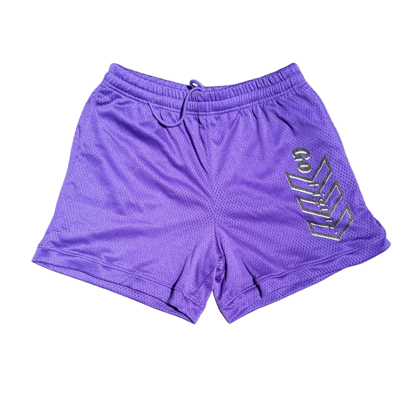 Purple Go Figure Shorts