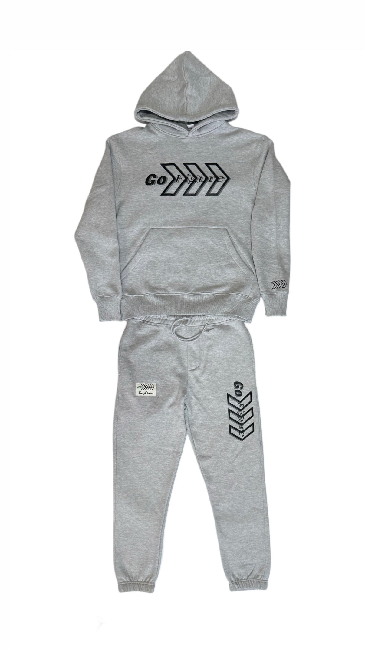 Go Figure Black Out Sweatsuit