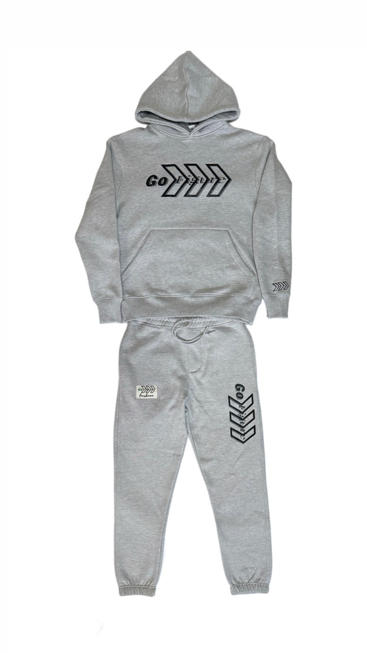 Go Figure Black Out Sweatsuit