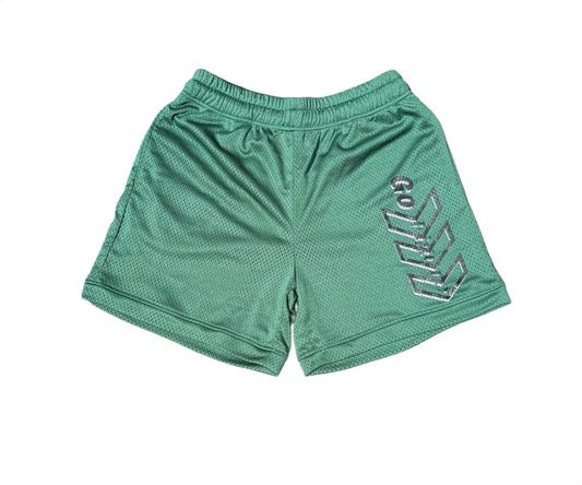 Green Go Figure Shorts