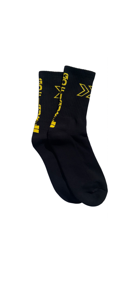 Black and Yellow Socks