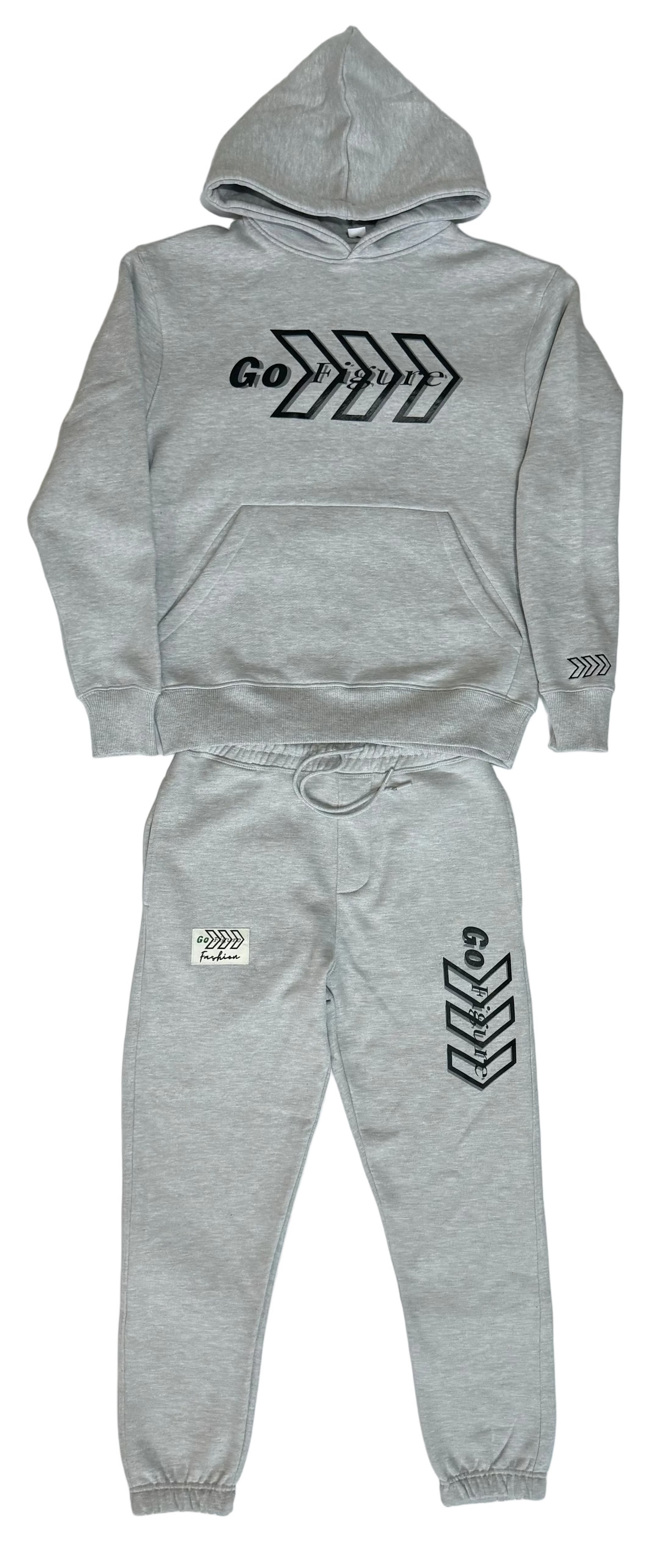 Go Figure Black Out Sweatsuit