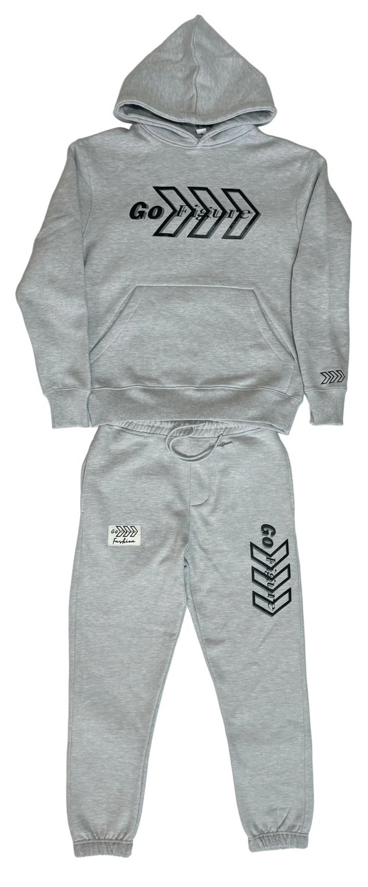 Go Figure Black Out Sweatsuit