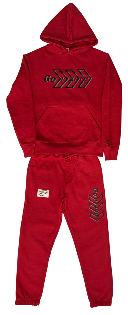 Go Figure Black Out Sweatsuit